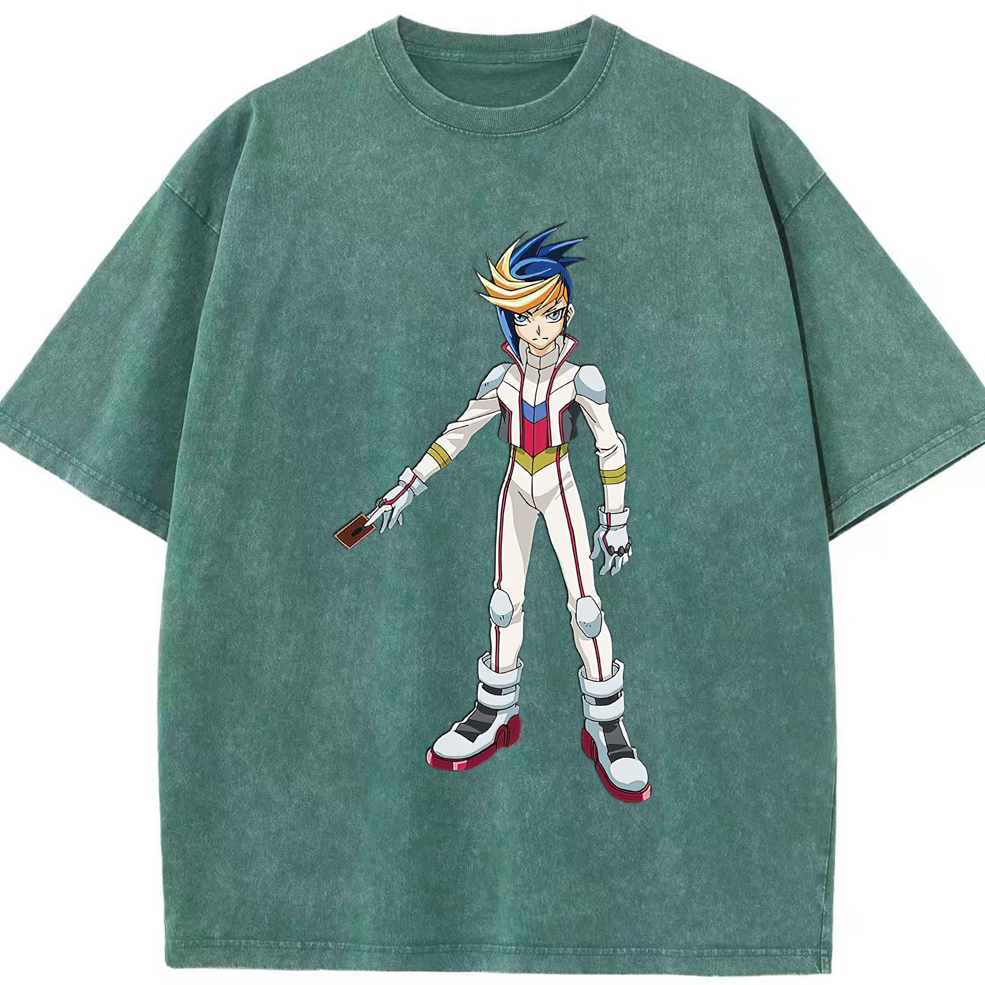 （画像用） 遊☆戯☆王 Yu-Gi-Oh! 綿100% ヴィンテージ風 半袖Tシャツ（フロントプリント）